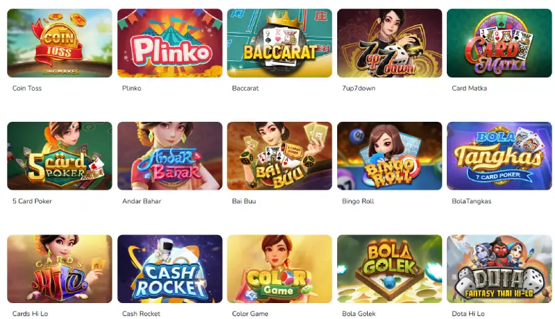 Chủ đề game bài BK8 đa dạng