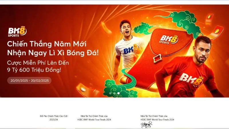 Đăng ký BK8 để nhận được nhiều ưu đãi cực hấp dẫn