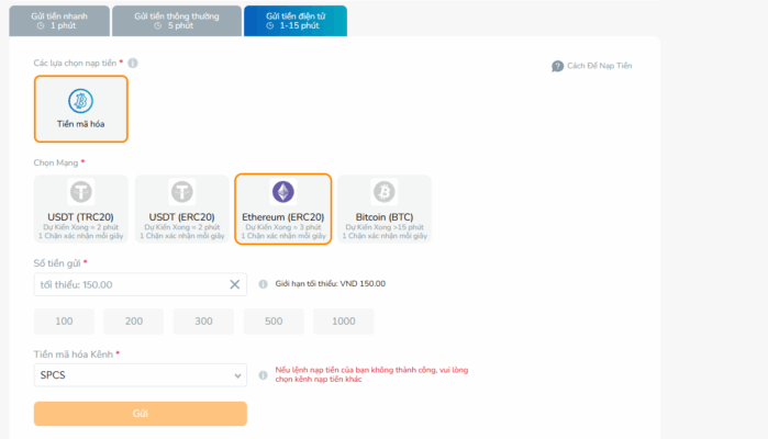 Điều khoản điều kiện liên quan đến hình thức giao dịch Crypto